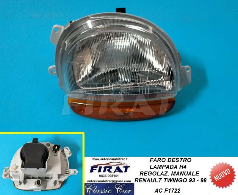 FARO RENAULT TWINGO 93 - 98 H4 DX (F1722)